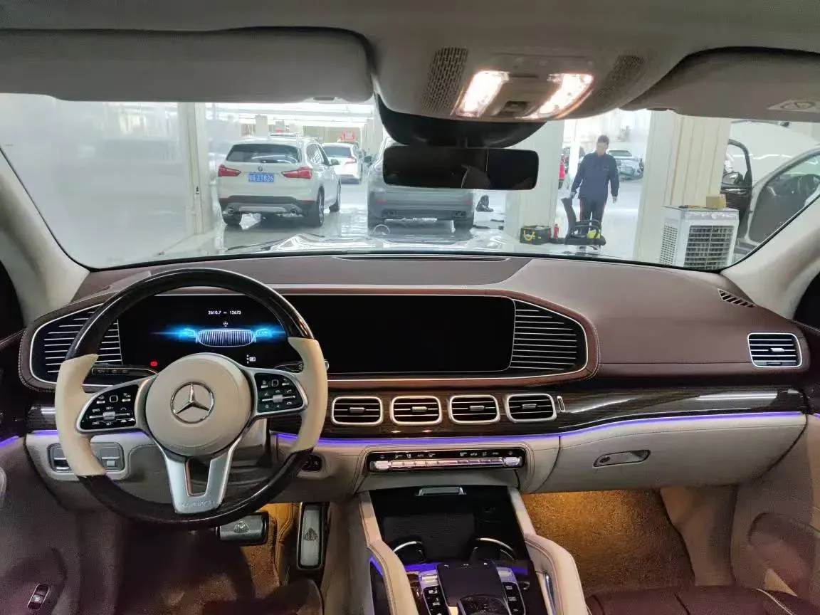 2022 Mercedes-Benz Maybach GLS 3.0T 367HP L6 9AT,autocango,china used car exporter,china ev exporter,chinese used car exporter,chinese used ev exporter