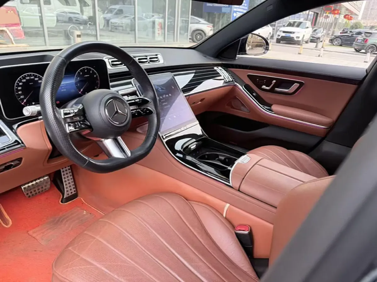 2023 Mercedes-Benz S Class 2.5T 367HP L6 9AT,autocango,china used car exporter,china ev exporter,chinese used car exporter,chinese used ev exporter