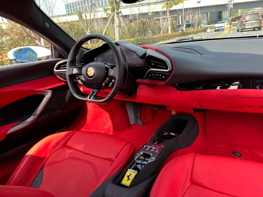 2021 Ferrari 296 3.0T 663HP V6 8DCT PHEV 7.45KWH,autocango,china used car exporter,china ev exporter,chinese used car exporter,chinese used ev exporter