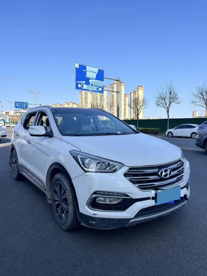 2017 Hyundai Santafe 2.0T 245HP L4 6AT,autocango,china used car exporter,china ev exporter,chinese used car exporter,chinese used ev exporter