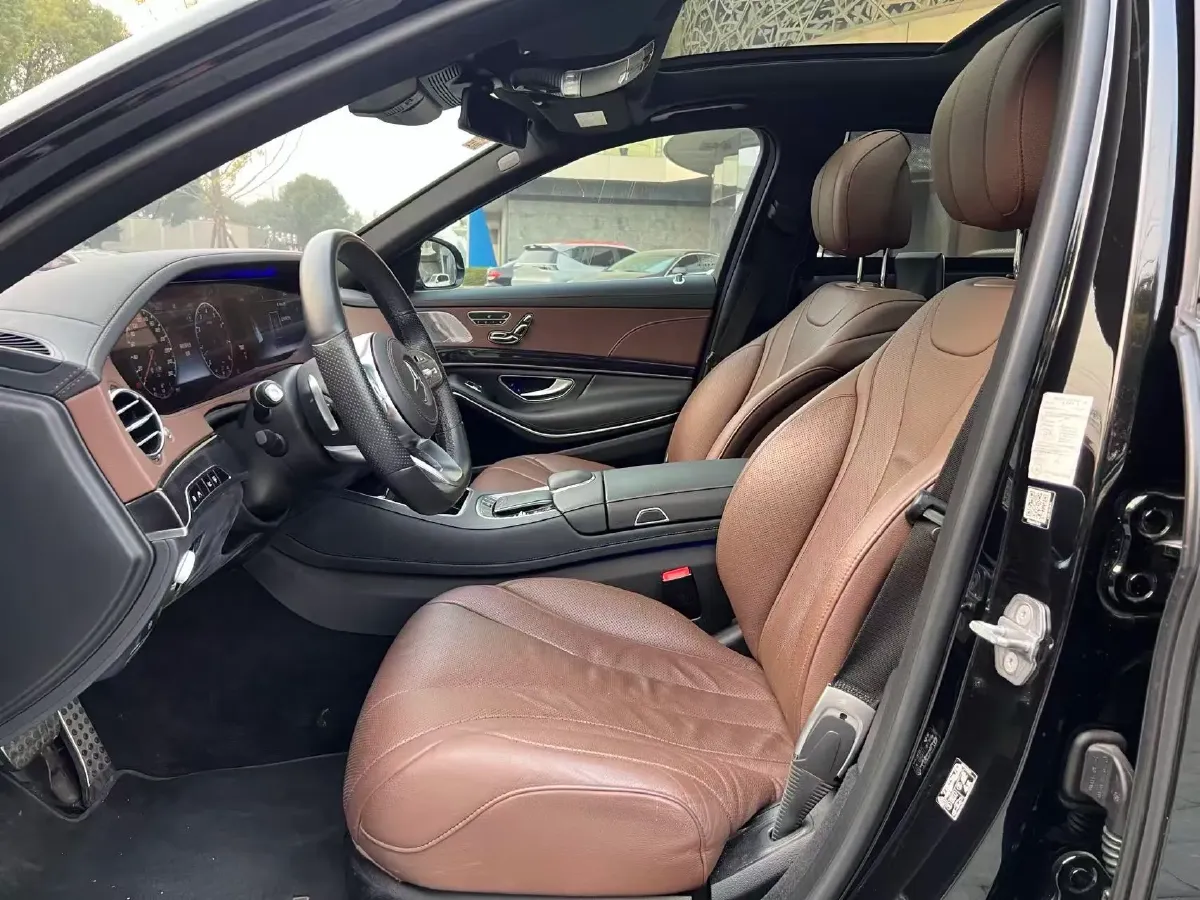 2020 Mercedes-Benz S Class 3.0T 299HP L6 9AT,autocango,china used car exporter,china ev exporter,chinese used car exporter,chinese used ev exporter