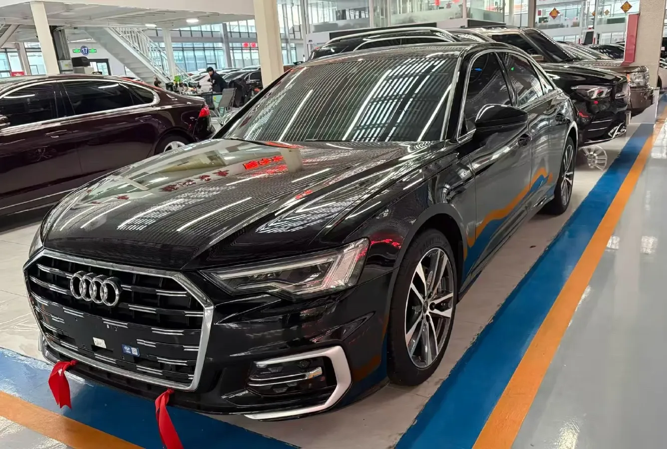 2023 Audi A6L 2.0T 190HP L4 7DCT,autocango,china used car exporter,china ev exporter,chinese used car exporter,chinese used ev exporter