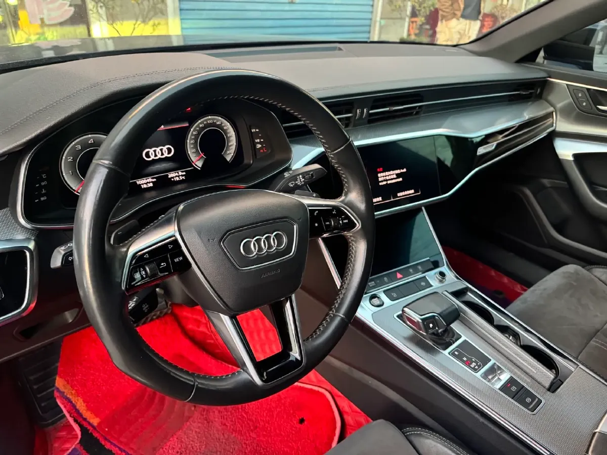 2021 Audi A6L 2.0T 224HP L4 7DCT,autocango,china used car exporter,china ev exporter,chinese used car exporter,chinese used ev exporter