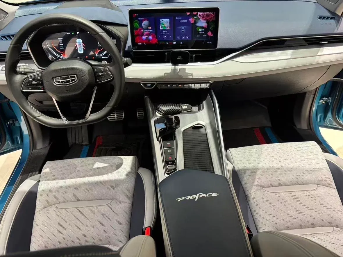 2021 Geely Preface 2.0T 190HP L4 7DCT,autocango,china used car exporter,china ev exporter,chinese used car exporter,chinese used ev exporter