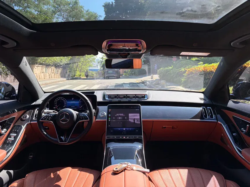 2023 Mercedes-Benz S Class 2.5T 313HP L6 9AT,autocango,china used car exporter,china ev exporter,chinese used car exporter,chinese used ev exporter