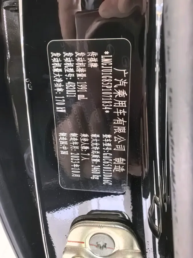 2024 GAC Trumpchi GS8 2.0T 252HP L4 8AT,autocango,china used car exporter,china ev exporter,chinese used car exporter,chinese used ev exporter