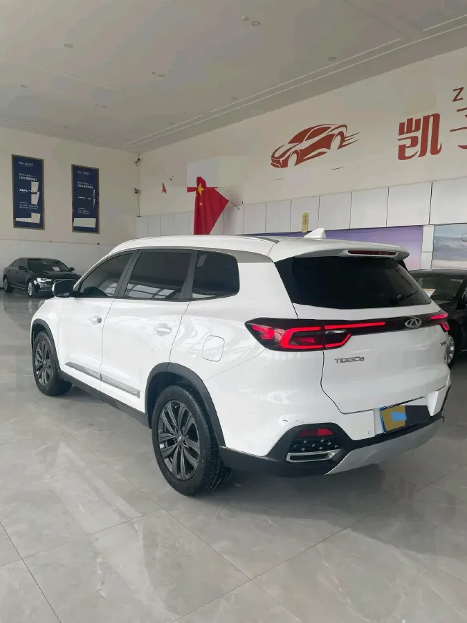 2022 Chery Tiggo 8 Plus 1.6T 197HP L4 7DCT,autocango,china used car exporter,china ev exporter,chinese used car exporter,chinese used ev exporter