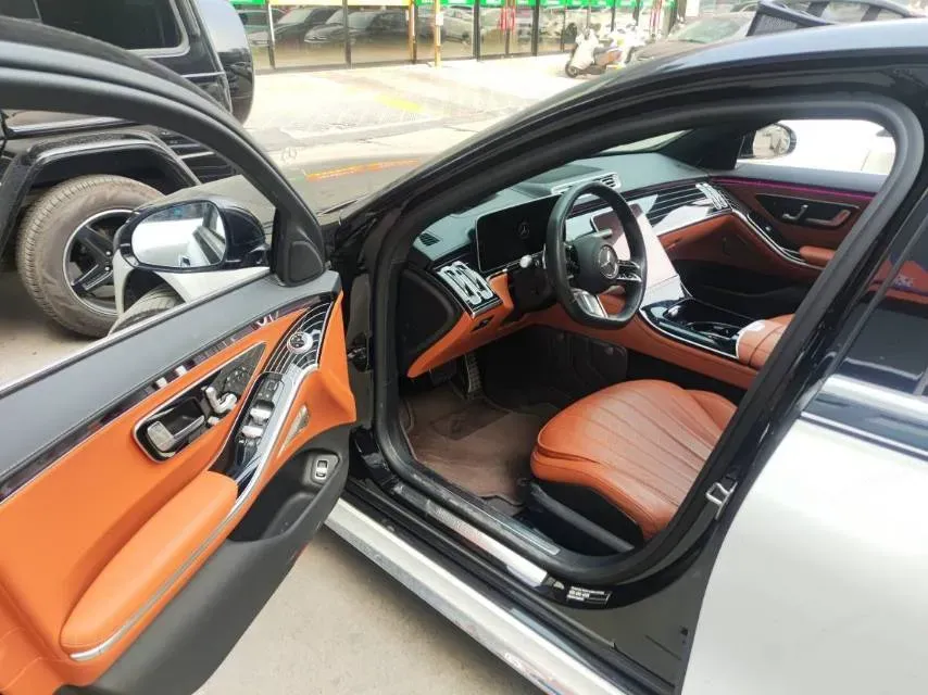 2023 Mercedes-Benz S Class 2.5T 367HP L6 9AT,autocango,china used car exporter,china ev exporter,chinese used car exporter,chinese used ev exporter