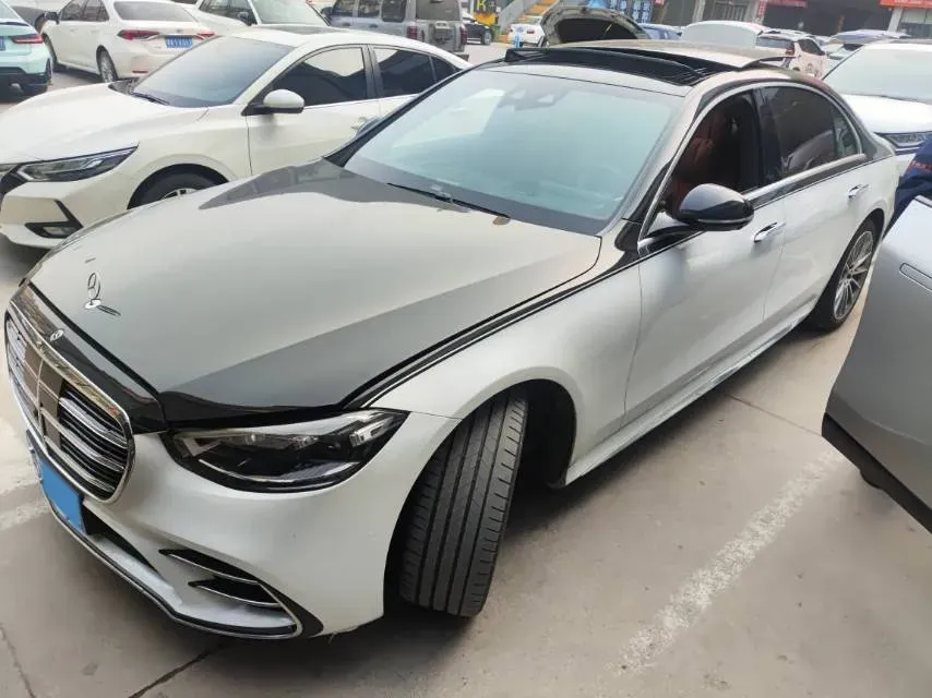 2023 Mercedes-Benz S Class 2.5T 367HP L6 9AT,autocango,china used car exporter,china ev exporter,chinese used car exporter,chinese used ev exporter