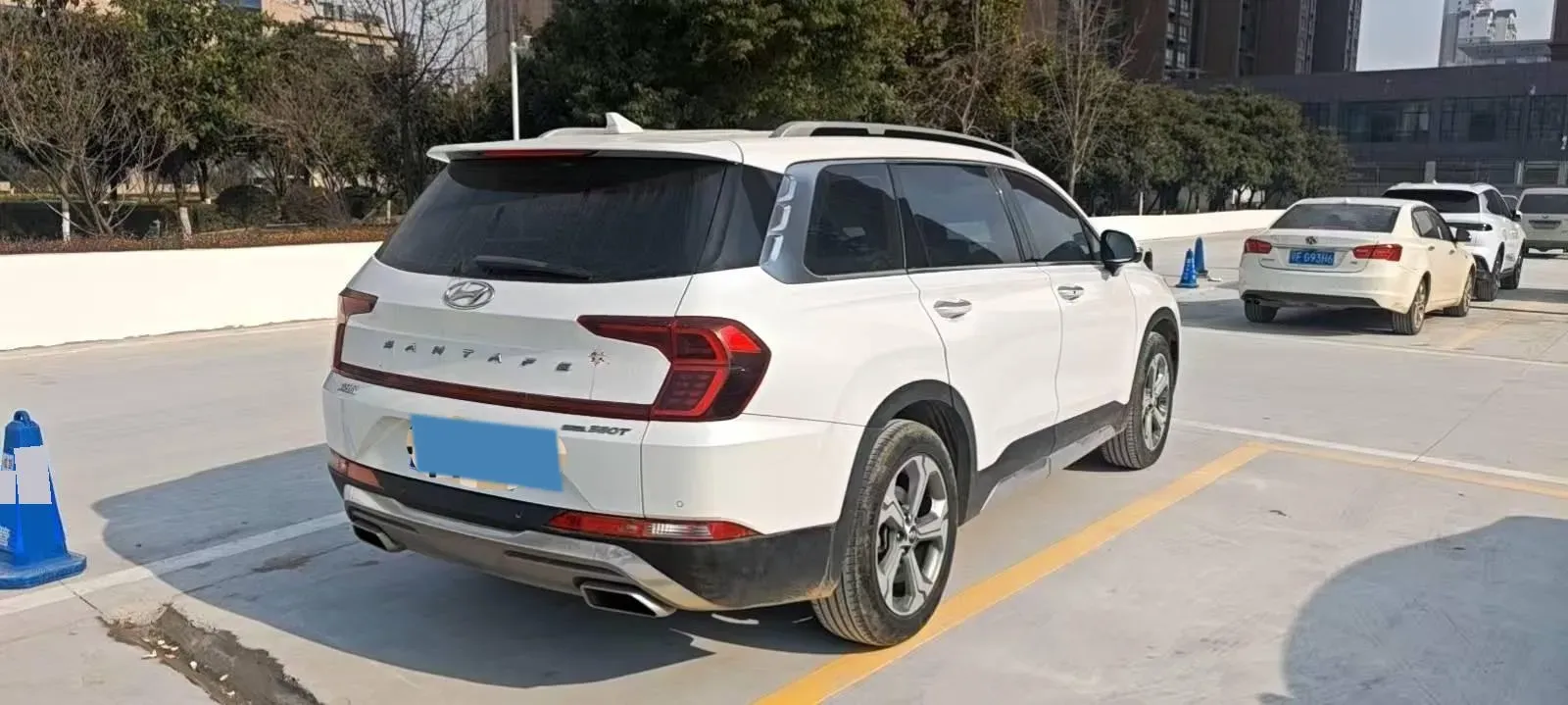 2019 Hyundai Santafe 2.0T 240HP L4 8AT,autocango,china used car exporter,china ev exporter,chinese used car exporter,chinese used ev exporter