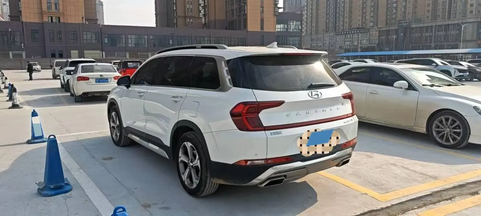 2019 Hyundai Santafe 2.0T 240HP L4 8AT,autocango,china used car exporter,china ev exporter,chinese used car exporter,chinese used ev exporter