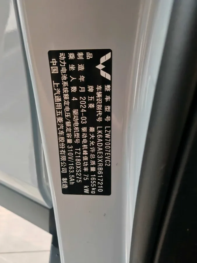 2024 WuLing BinGuoPLUS BEV 50.6KWH,autocango,china used car exporter,china ev exporter,chinese used car exporter,chinese used ev exporter