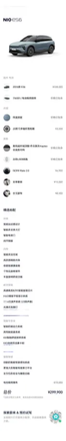 2024 NIO ES6 BEV 75KWH,autocango,china used car exporter,china ev exporter,chinese used car exporter,chinese used ev exporter