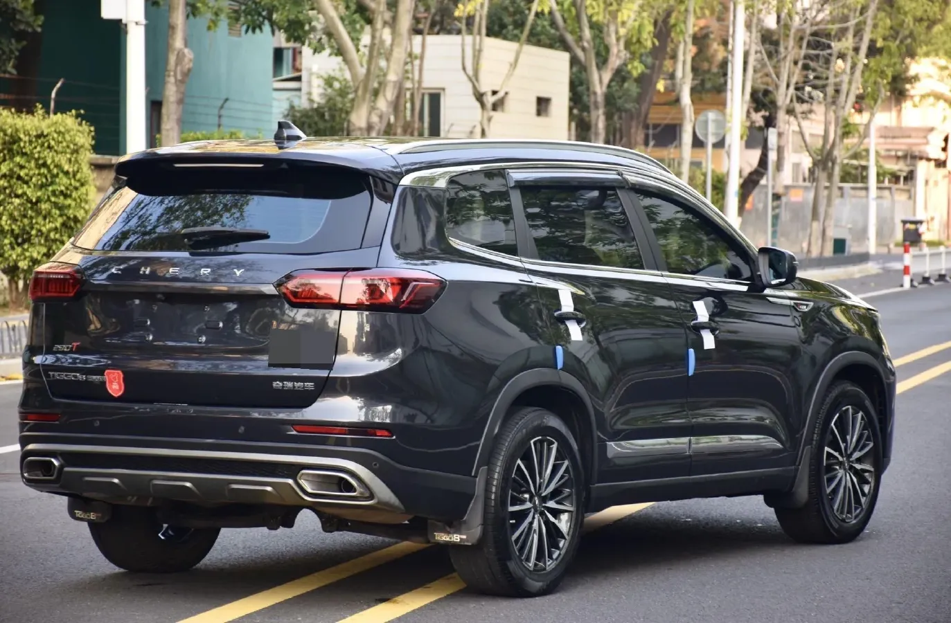 2021 Chery Tiggo 8 Plus 1.6T 197HP L4 7DCT,autocango,china used car exporter,china ev exporter,chinese used car exporter,chinese used ev exporter