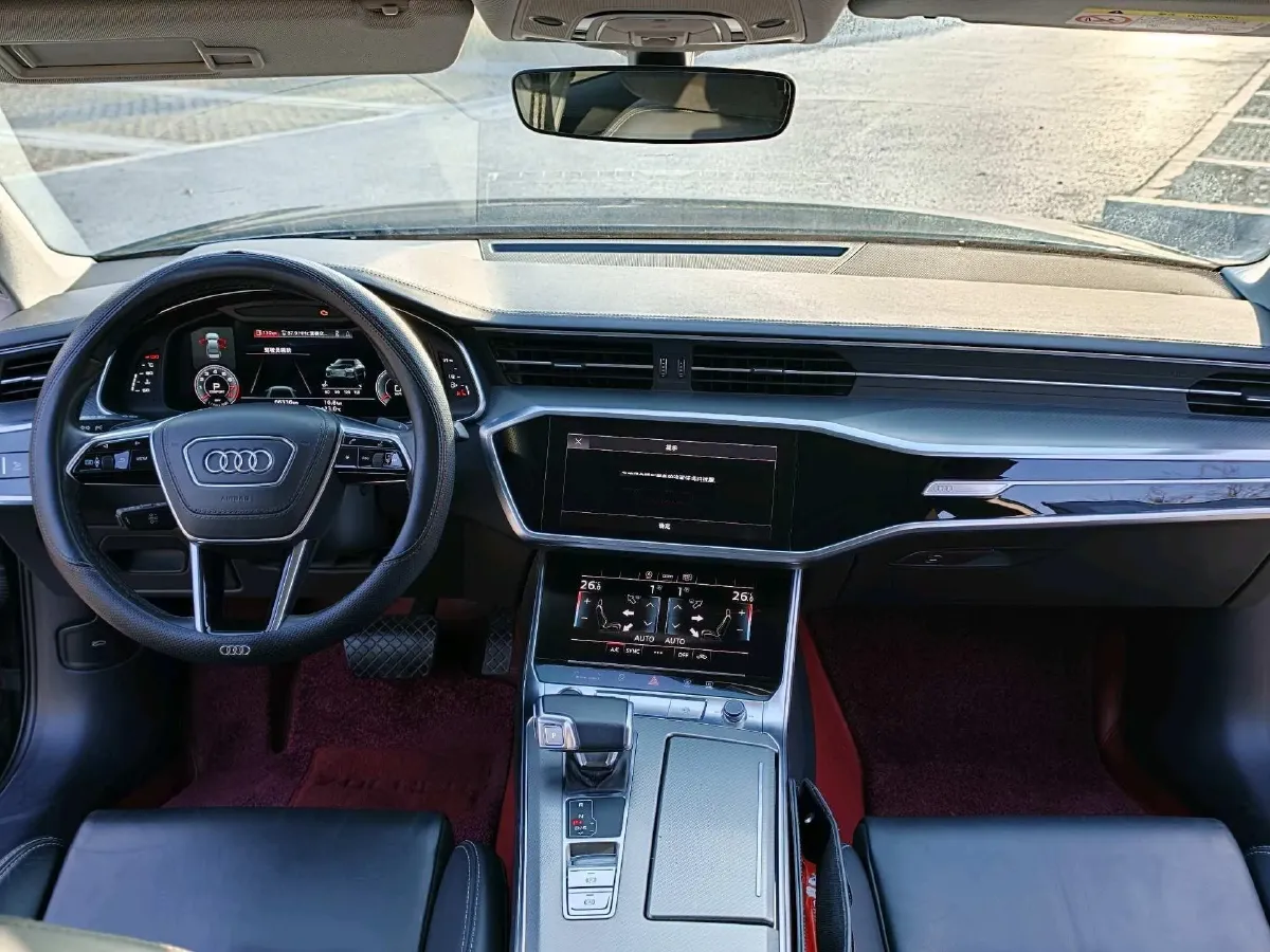 2022 Audi A6L 2.0T 224HP L4 7DCT,autocango,china used car exporter,china ev exporter,chinese used car exporter,chinese used ev exporter