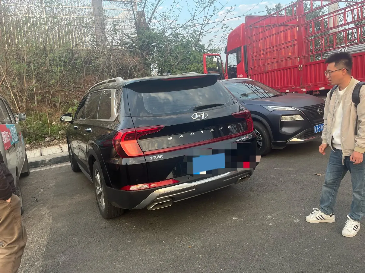 2019 Hyundai Santafe 2.0T 240HP L4 8AT,autocango,china used car exporter,china ev exporter,chinese used car exporter,chinese used ev exporter