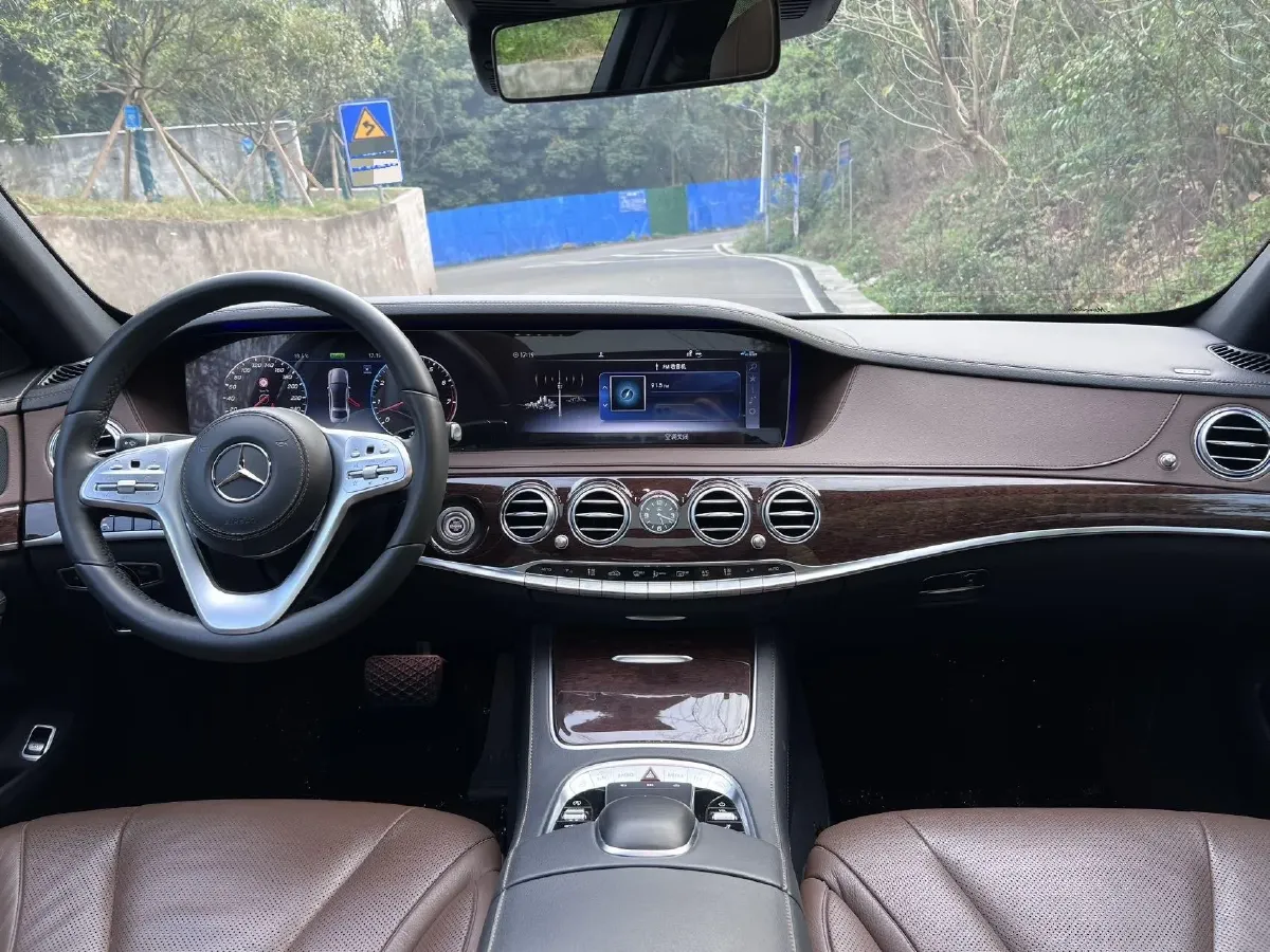 2020 Mercedes-Benz S Class 3.0T 299HP L6 9AT,autocango,china used car exporter,china ev exporter,chinese used car exporter,chinese used ev exporter