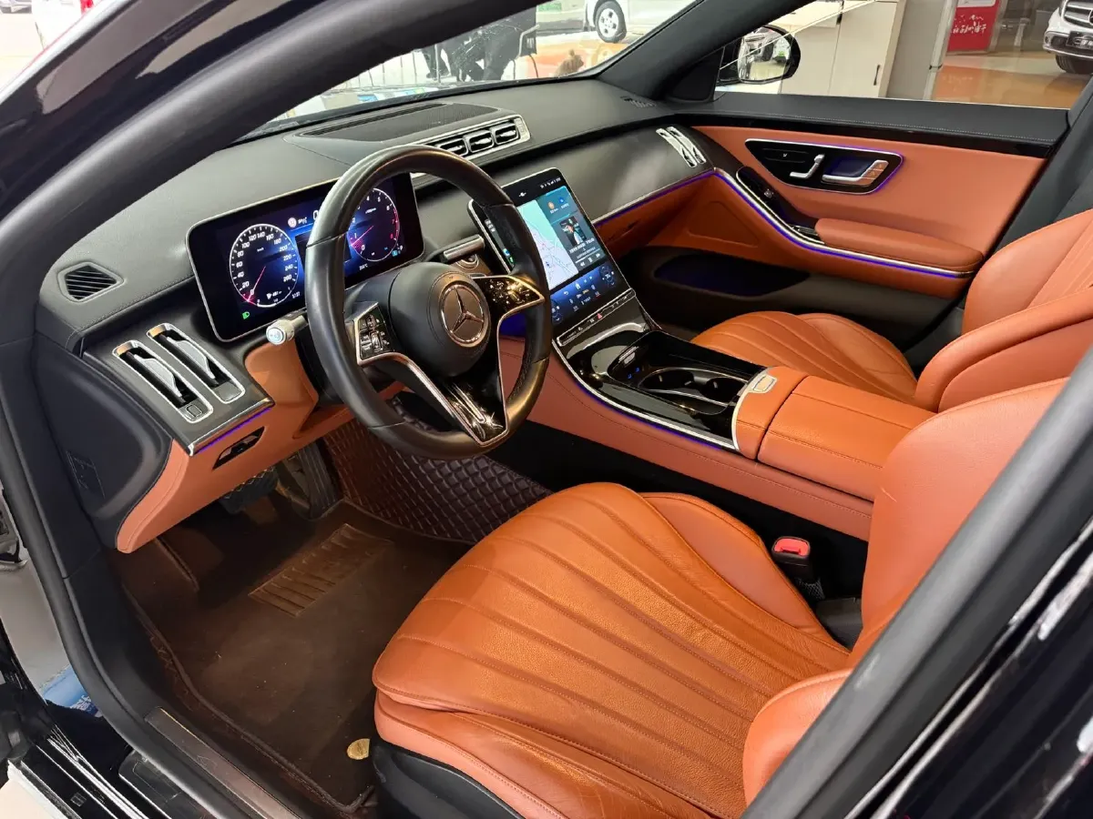 2023 Mercedes-Benz S Class 2.5T 313HP L6 9AT,autocango,china used car exporter,china ev exporter,chinese used car exporter,chinese used ev exporter