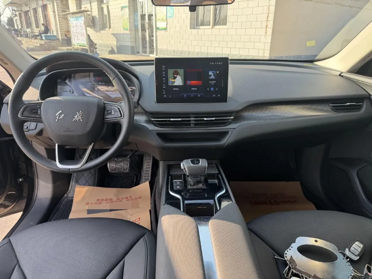 2023 HongQi E-QM5 BEV 54KWH,autocango,china used car exporter,china ev exporter,chinese used car exporter,chinese used ev exporter