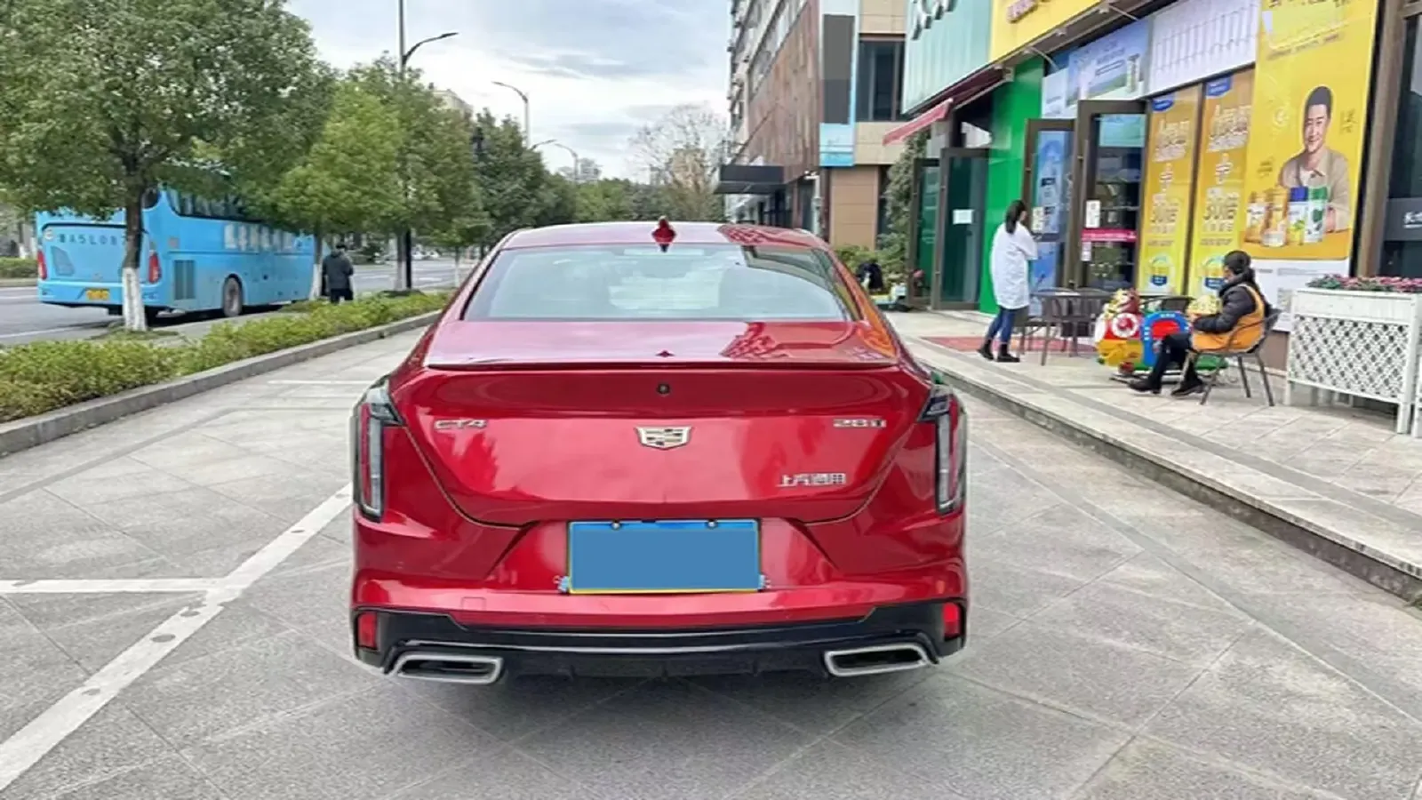 2021 Cadillac CT4 2.0T 237HP L4 8AT,autocango,china used car exporter,china ev exporter,chinese used car exporter,chinese used ev exporter
