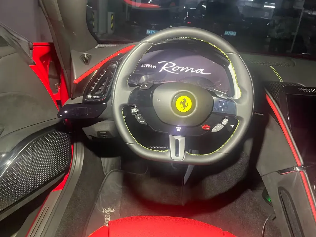 2020 Ferrari Roma 3.9T 620HP V8 8DCT,autocango,china used car exporter,china ev exporter,chinese used car exporter,chinese used ev exporter