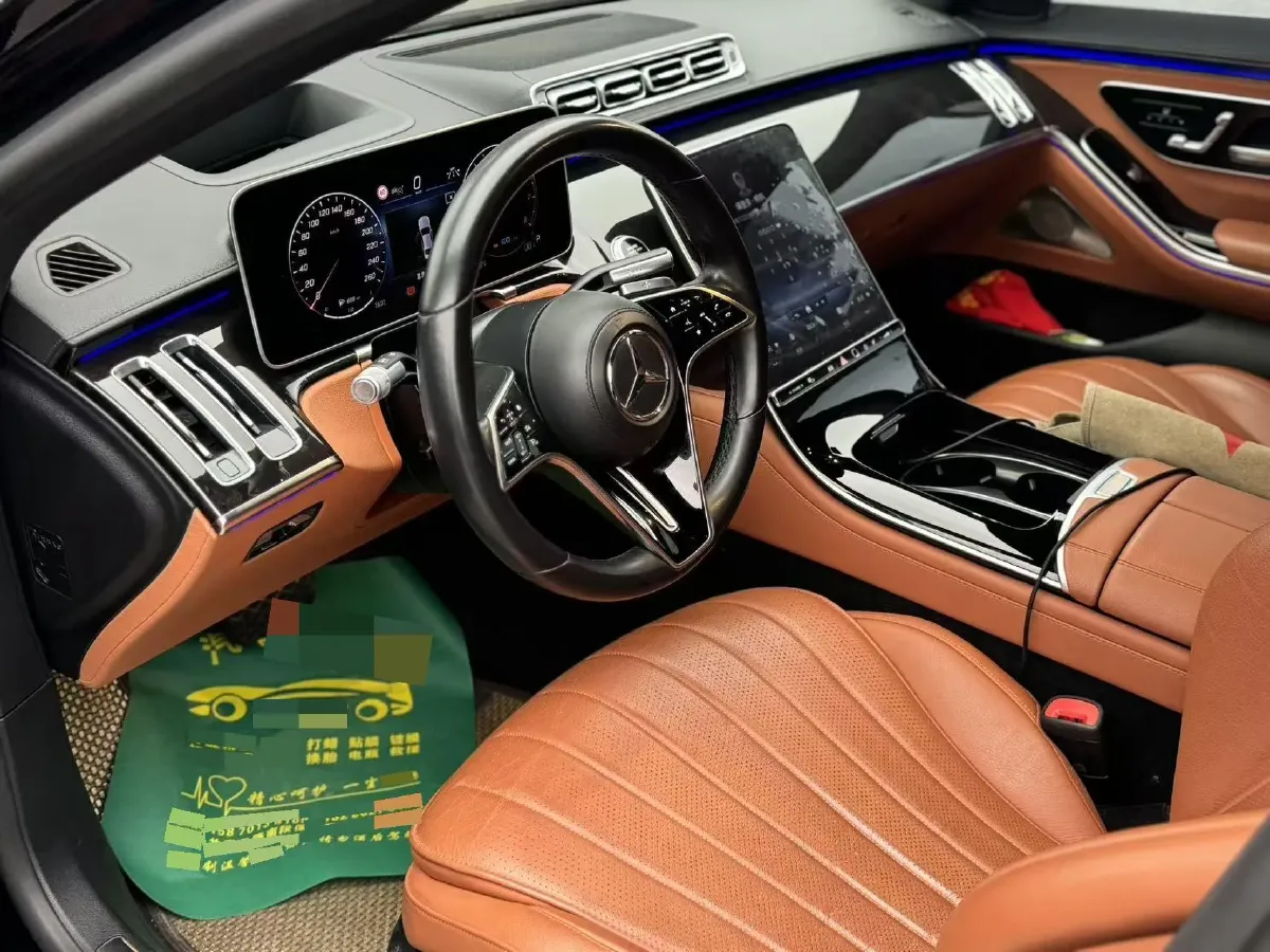 2022 Mercedes-Benz S Class 2.5T 313HP L6 9AT,autocango,china used car exporter,china ev exporter,chinese used car exporter,chinese used ev exporter