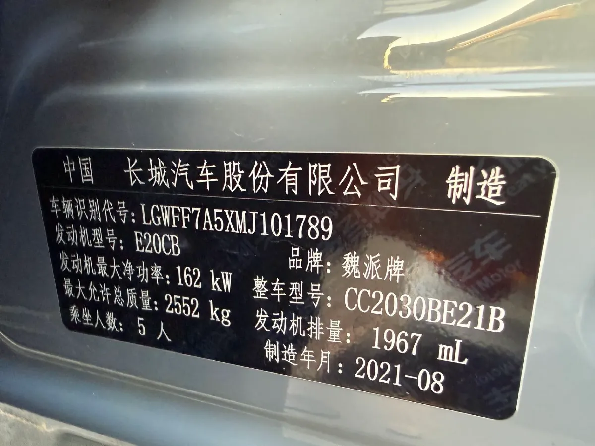 2021 Tank 300 2.0T 227HP L4 8AT,autocango,china used car exporter,china ev exporter,chinese used car exporter,chinese used ev exporter