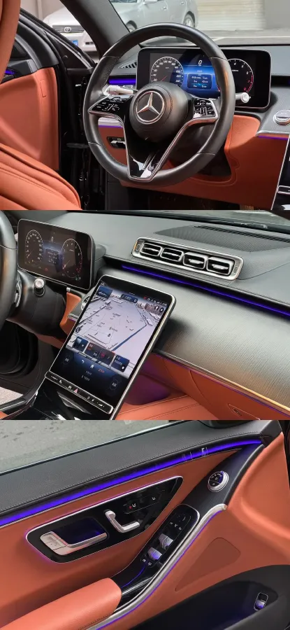 2023 Mercedes-Benz S Class 2.5T 313HP L6 9AT,autocango,china used car exporter,china ev exporter,chinese used car exporter,chinese used ev exporter