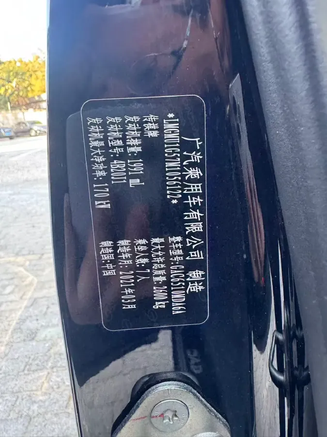 2021 GAC Trumpchi M8 2.0T 252HP L4 8AT,autocango,china used car exporter,china ev exporter,chinese used car exporter,chinese used ev exporter