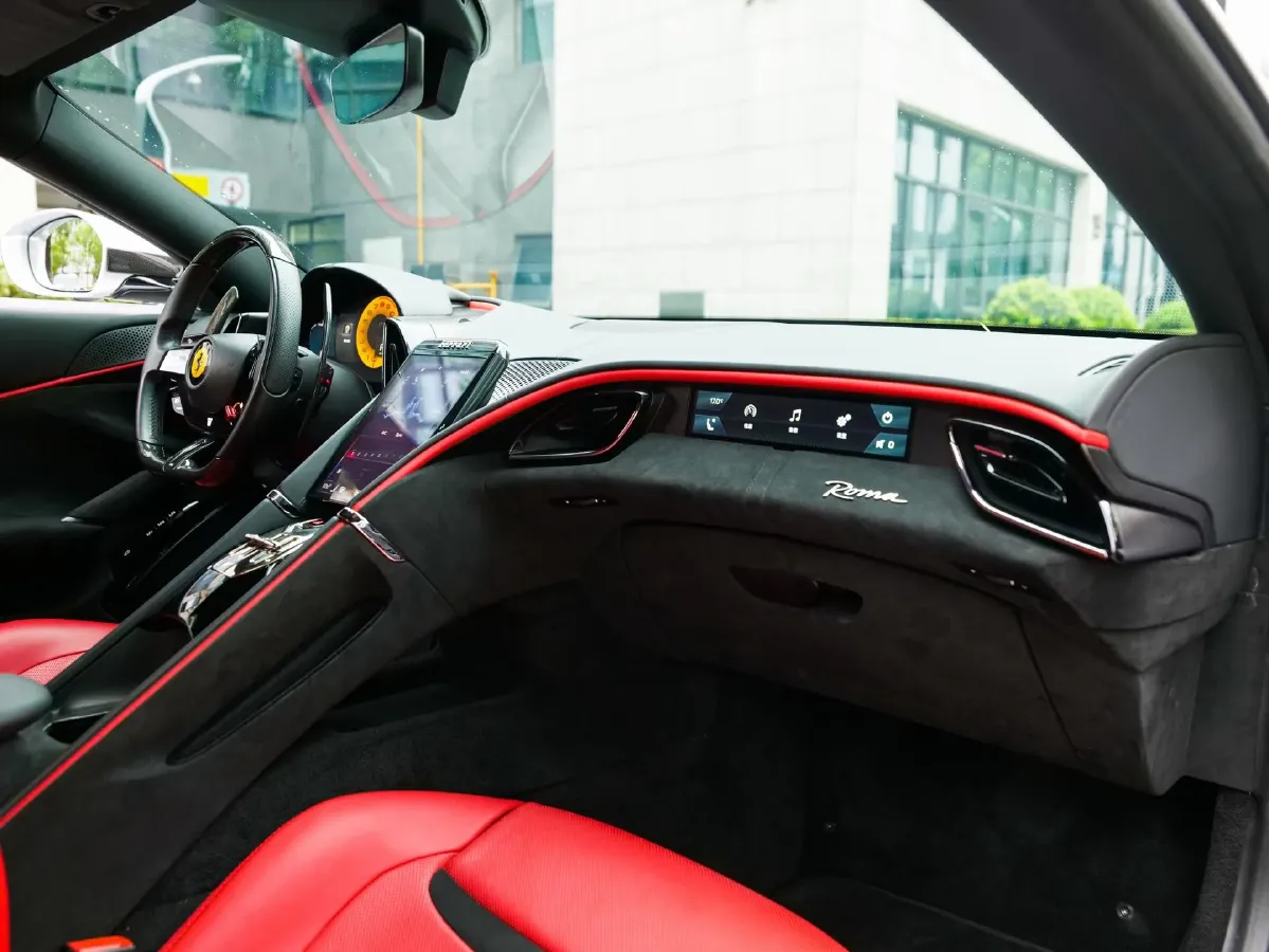 2020 Ferrari Roma 3.9T 620HP V8 8DCT,autocango,china used car exporter,china ev exporter,chinese used car exporter,chinese used ev exporter