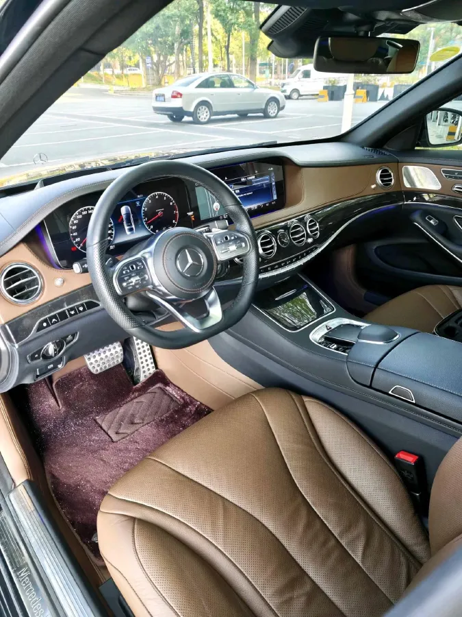 2020 Mercedes-Benz S Class 3.0T 367HP L6 9AT,autocango,china used car exporter,china ev exporter,chinese used car exporter,chinese used ev exporter