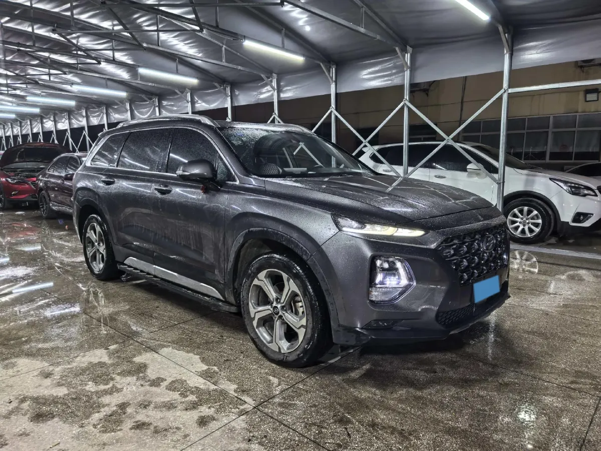 2019 Hyundai Santafe 2.0T 240HP L4 8AT,autocango,china used car exporter,china ev exporter,chinese used car exporter,chinese used ev exporter