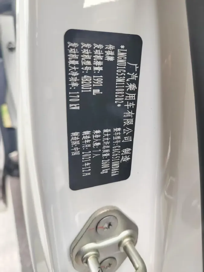 2021 GAC Trumpchi M8 2.0T 252HP L4 8AT,autocango,china used car exporter,china ev exporter,chinese used car exporter,chinese used ev exporter