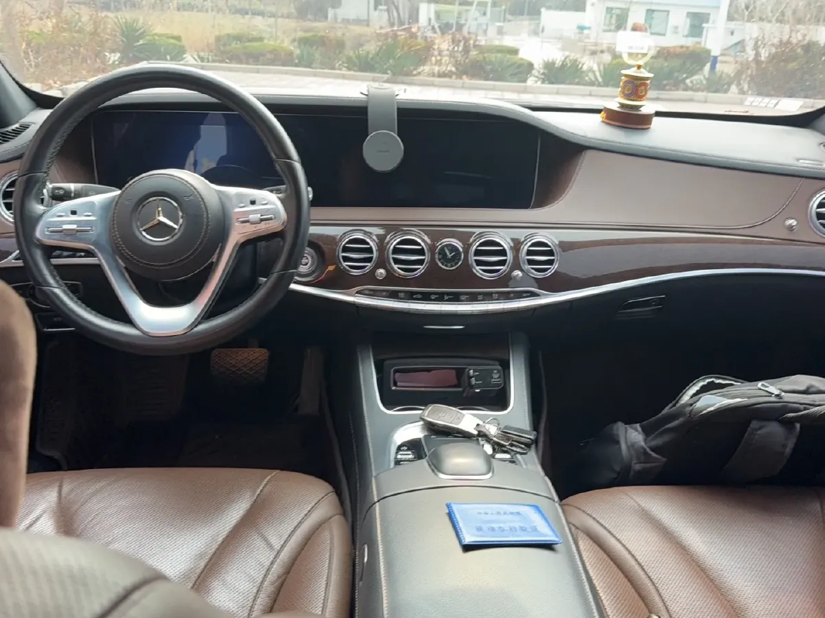 2020 Mercedes-Benz S Class 3.0T 299HP L6 9AT,autocango,china used car exporter,china ev exporter,chinese used car exporter,chinese used ev exporter