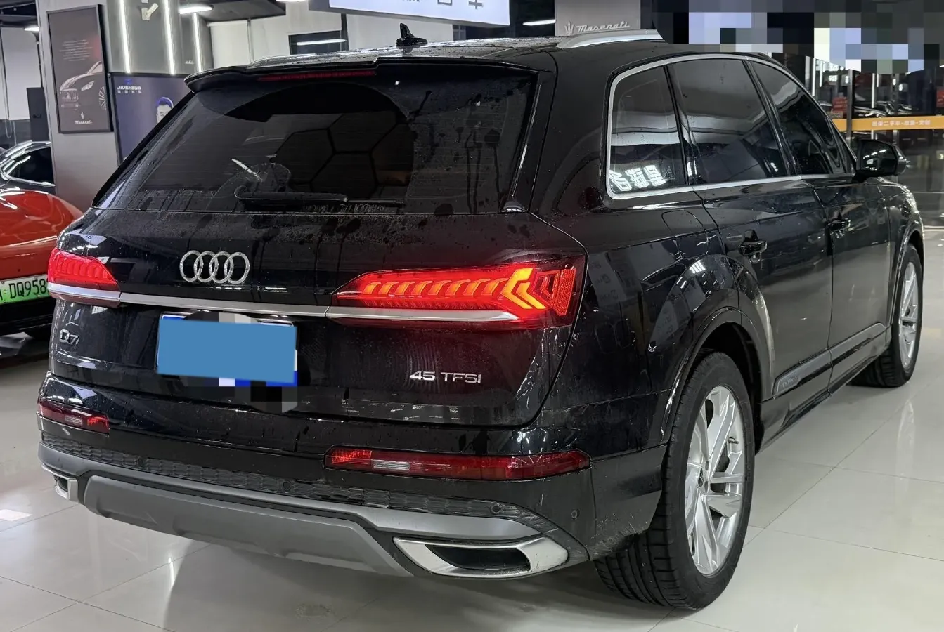 2023 Audi Q7 2.0T 265HP L4 8AT,autocango,china used car exporter,china ev exporter,chinese used car exporter,chinese used ev exporter