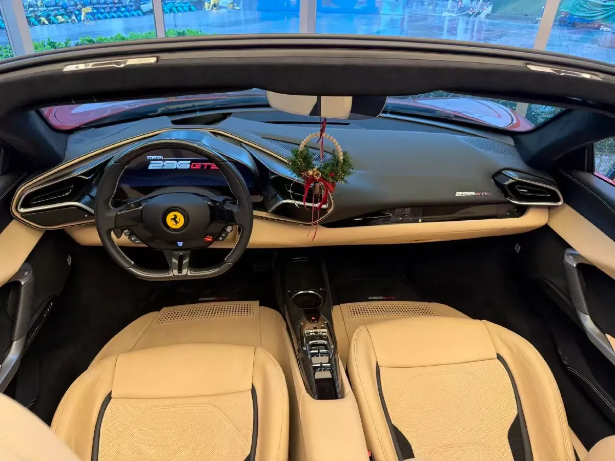2022 Ferrari 296 3.0T 663HP V6 8DCT PHEV 7.45KWH,autocango,china used car exporter,china ev exporter,chinese used car exporter,chinese used ev exporter