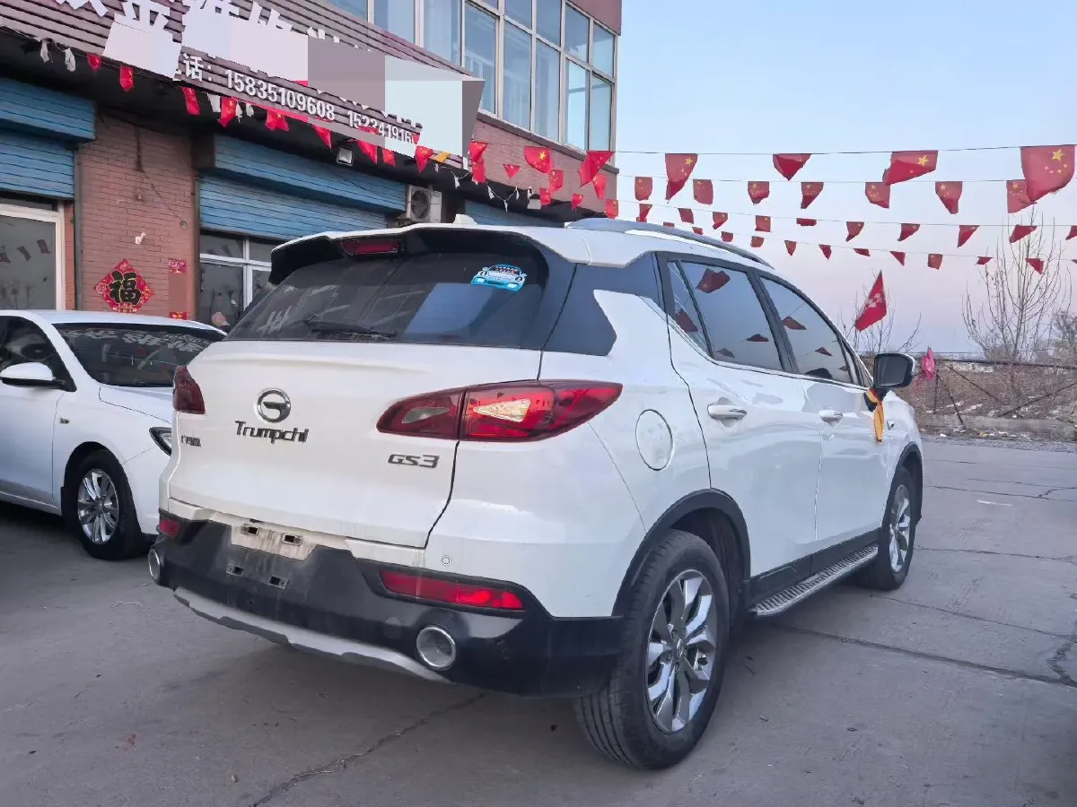 2017 GAC Trumpchi GS3 1.5L 114HP L4 6AT,autocango,china used car exporter,china ev exporter,chinese used car exporter,chinese used ev exporter