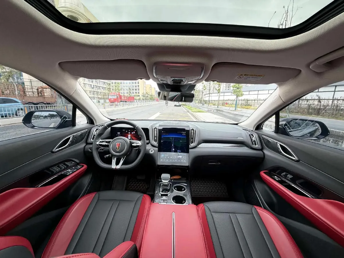 2023 HongQi HS3 1.5T 169HP L4 1DHT Hybrid 1.83KWH,autocango,china used car exporter,china ev exporter,chinese used car exporter,chinese used ev exporter