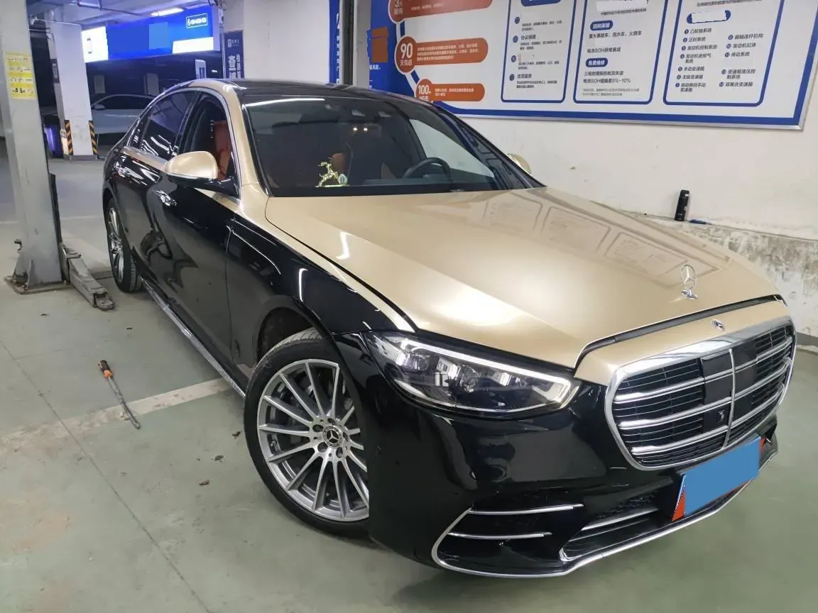 2022 Mercedes-Benz S Class 2.5T 367HP L6 9AT,autocango,china used car exporter,china ev exporter,chinese used car exporter,chinese used ev exporter
