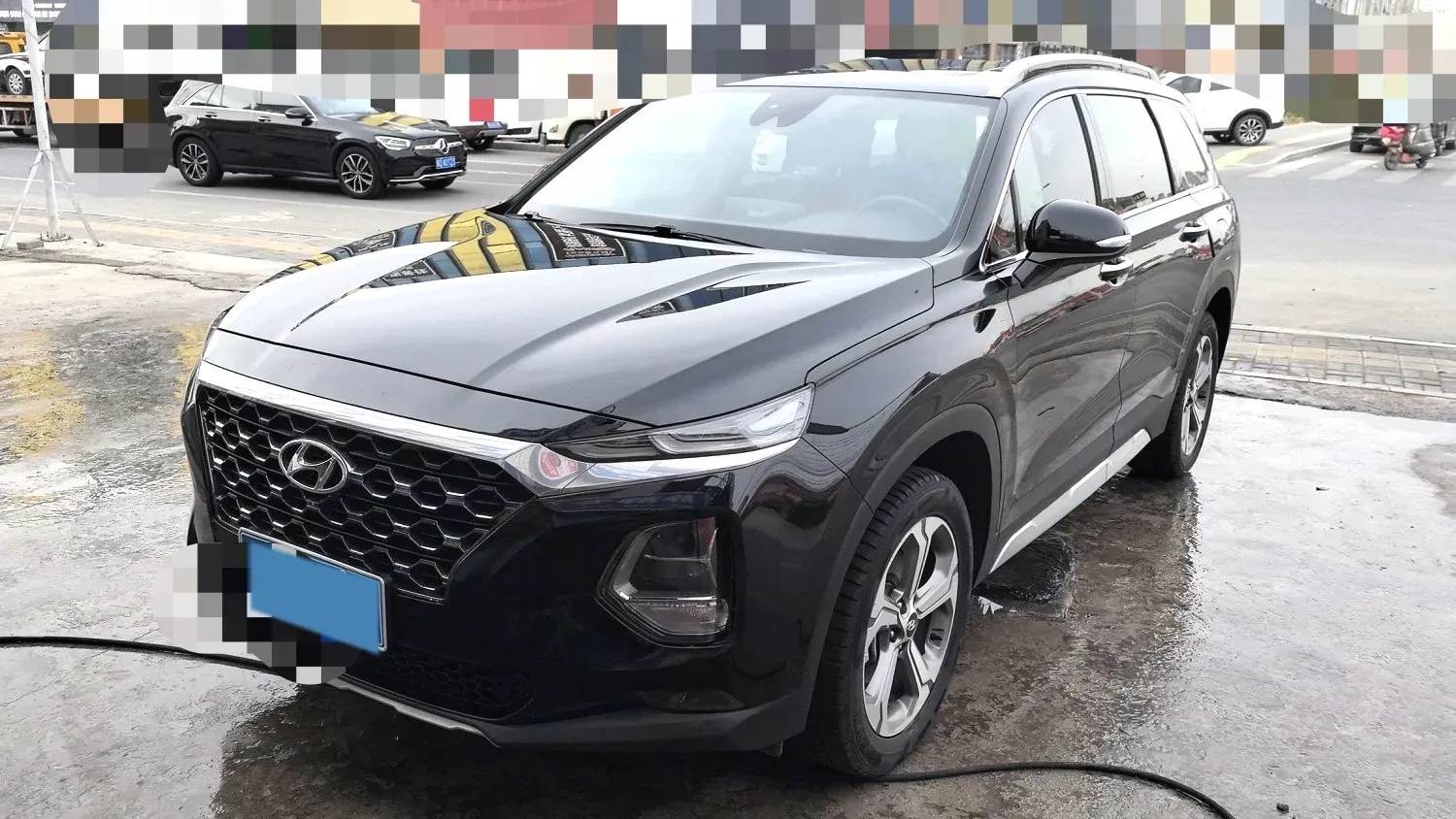 2019 Hyundai Santafe 2.0T 240HP L4 8AT,autocango,china used car exporter,china ev exporter,chinese used car exporter,chinese used ev exporter