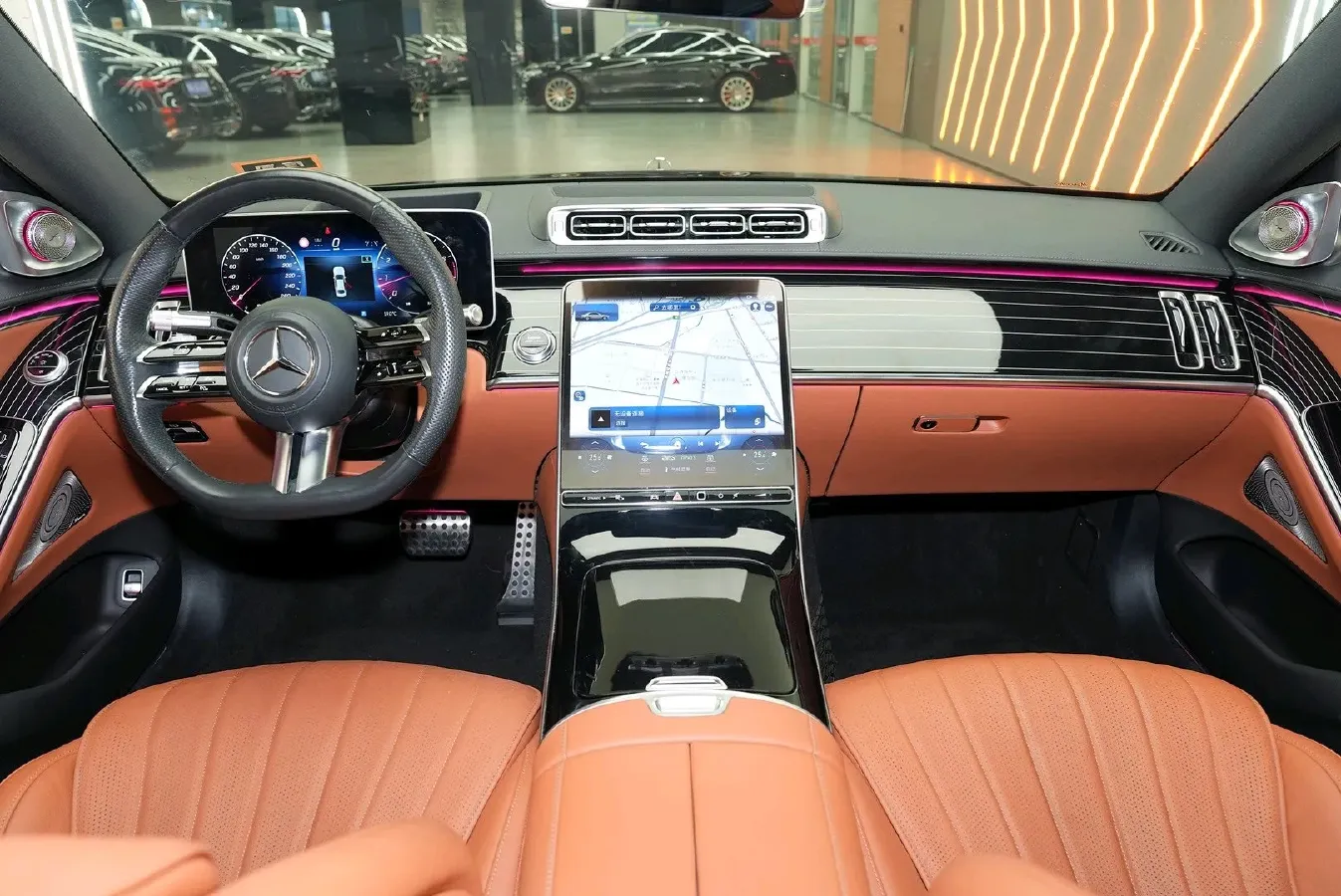 2023 Mercedes-Benz S Class 2.5T 367HP L6 9AT,autocango,china used car exporter,china ev exporter,chinese used car exporter,chinese used ev exporter