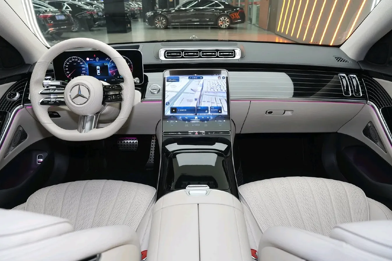 2022 Mercedes-Benz S Class 2.5T 367HP L6 9AT,autocango,china used car exporter,china ev exporter,chinese used car exporter,chinese used ev exporter
