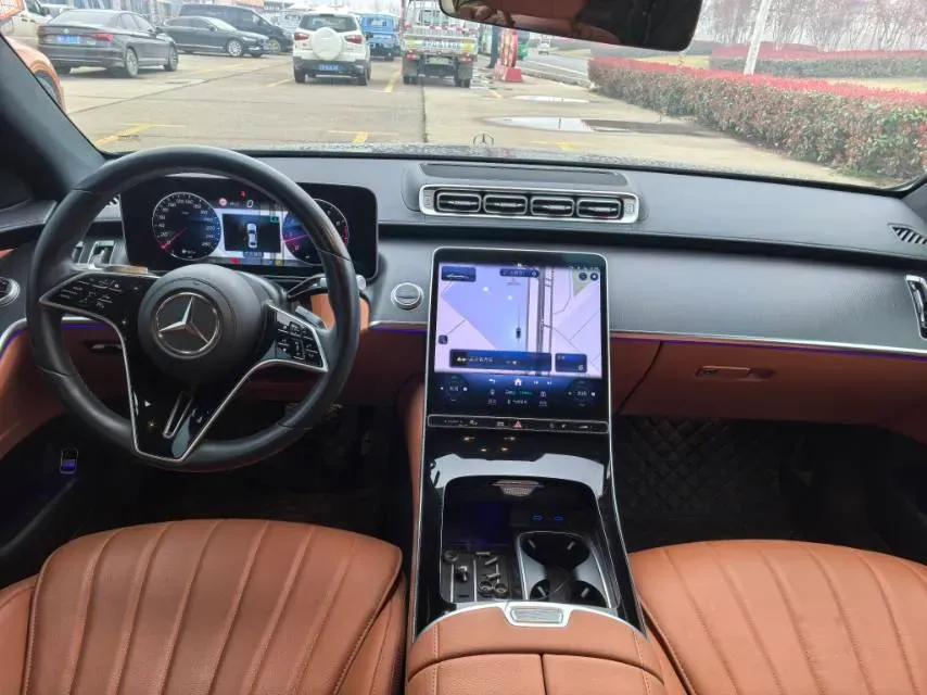 2023 Mercedes-Benz S Class 2.5T 313HP L6 9AT,autocango,china used car exporter,china ev exporter,chinese used car exporter,chinese used ev exporter