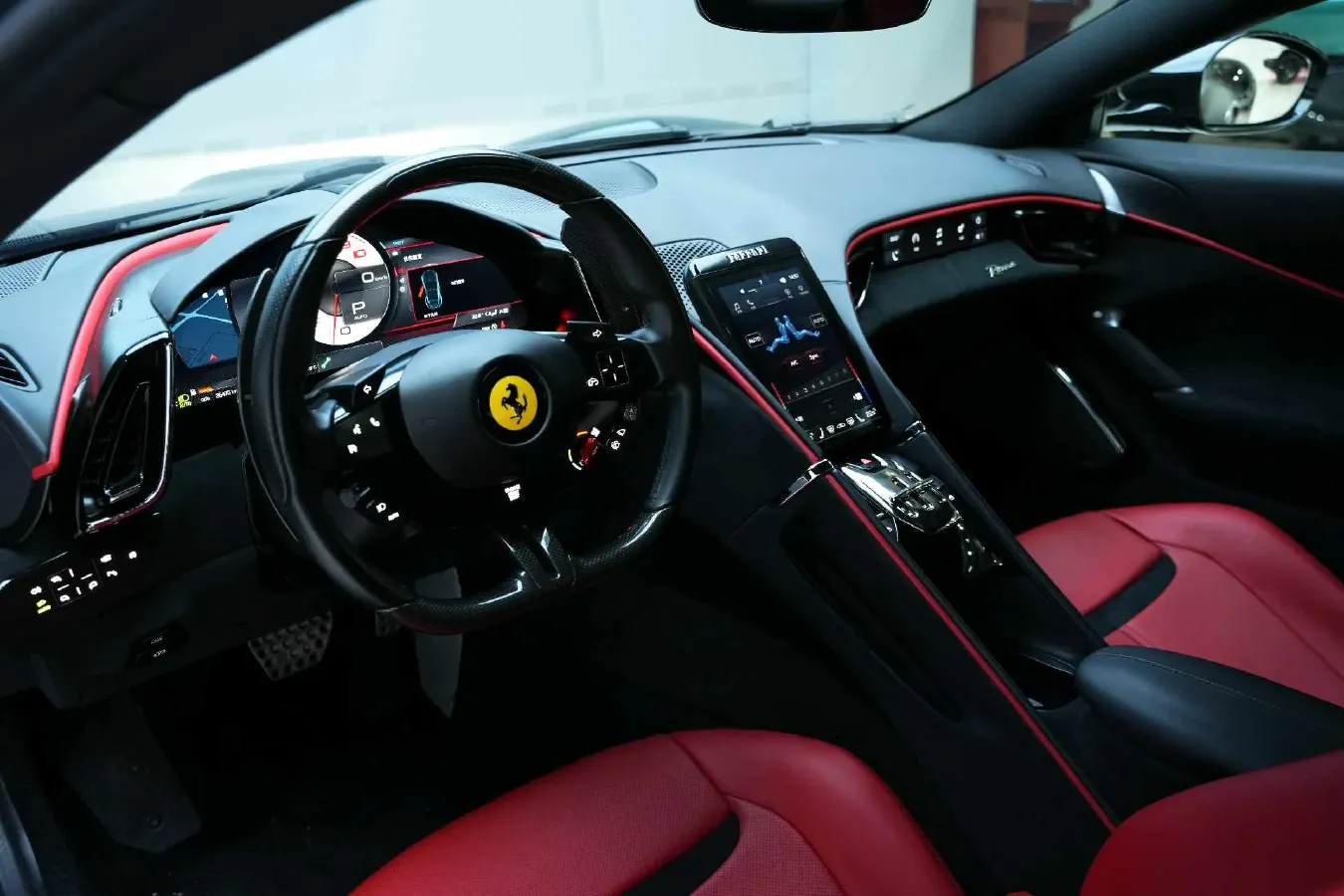 2020 Ferrari Roma 3.9T 620HP V8 8DCT,autocango,china used car exporter,china ev exporter,chinese used car exporter,chinese used ev exporter
