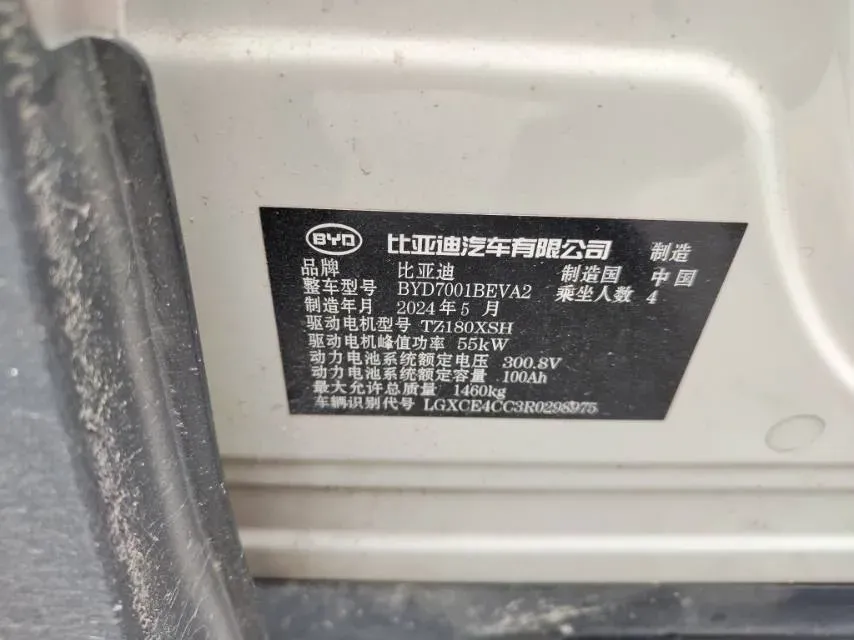 2024 BYD Seagull BEV 30.08KWH,autocango,china used car exporter,china ev exporter,chinese used car exporter,chinese used ev exporter