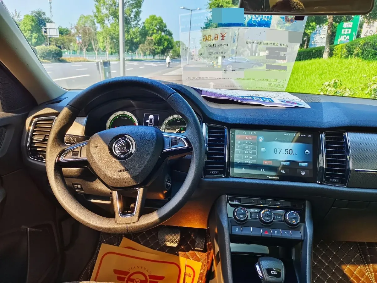 2018 Skoda Kodiak 2.0T 186HP L4 7DCT,autocango,china used car exporter,china ev exporter,chinese used car exporter,chinese used ev exporter