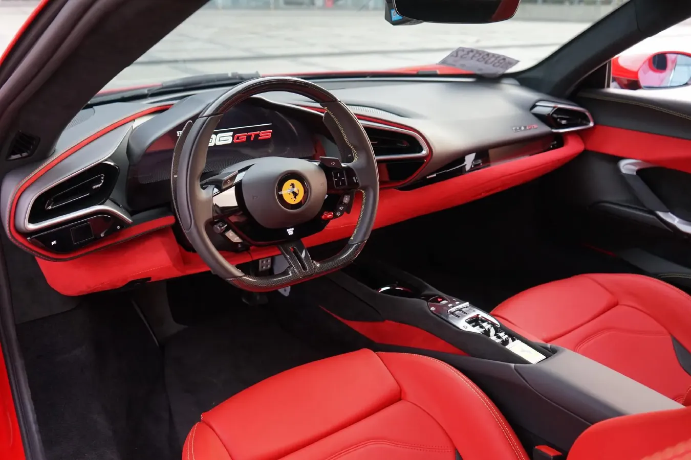 2022 Ferrari 296 3.0T 663HP V6 8DCT PHEV 7.45KWH,autocango,china used car exporter,china ev exporter,chinese used car exporter,chinese used ev exporter