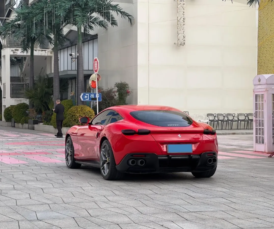 2020 Ferrari Roma 3.9T 620HP V8 8DCT,autocango,china used car exporter,china ev exporter,chinese used car exporter,chinese used ev exporter