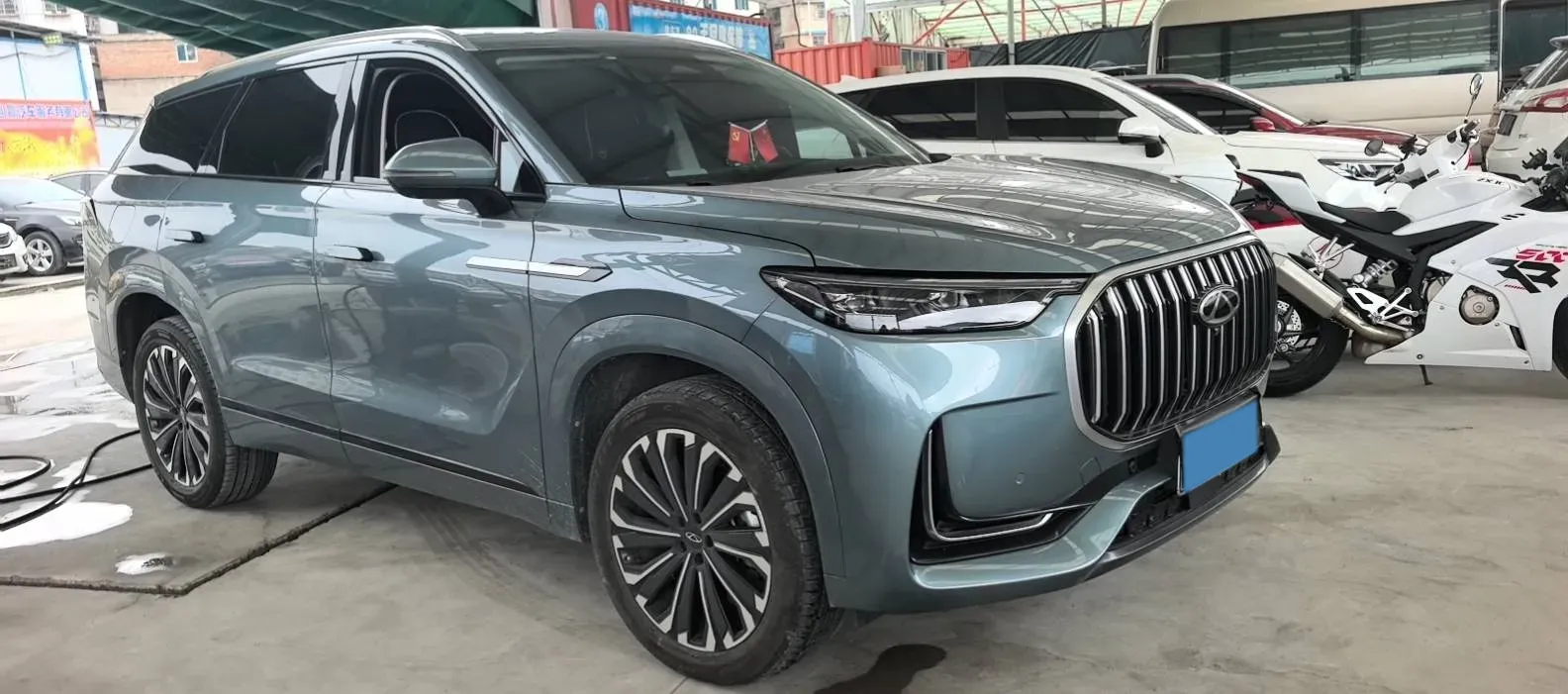 2023 Chery Tiggo 9 2.0T 261HP L4 7DCT,autocango,china used car exporter,china ev exporter,chinese used car exporter,chinese used ev exporter