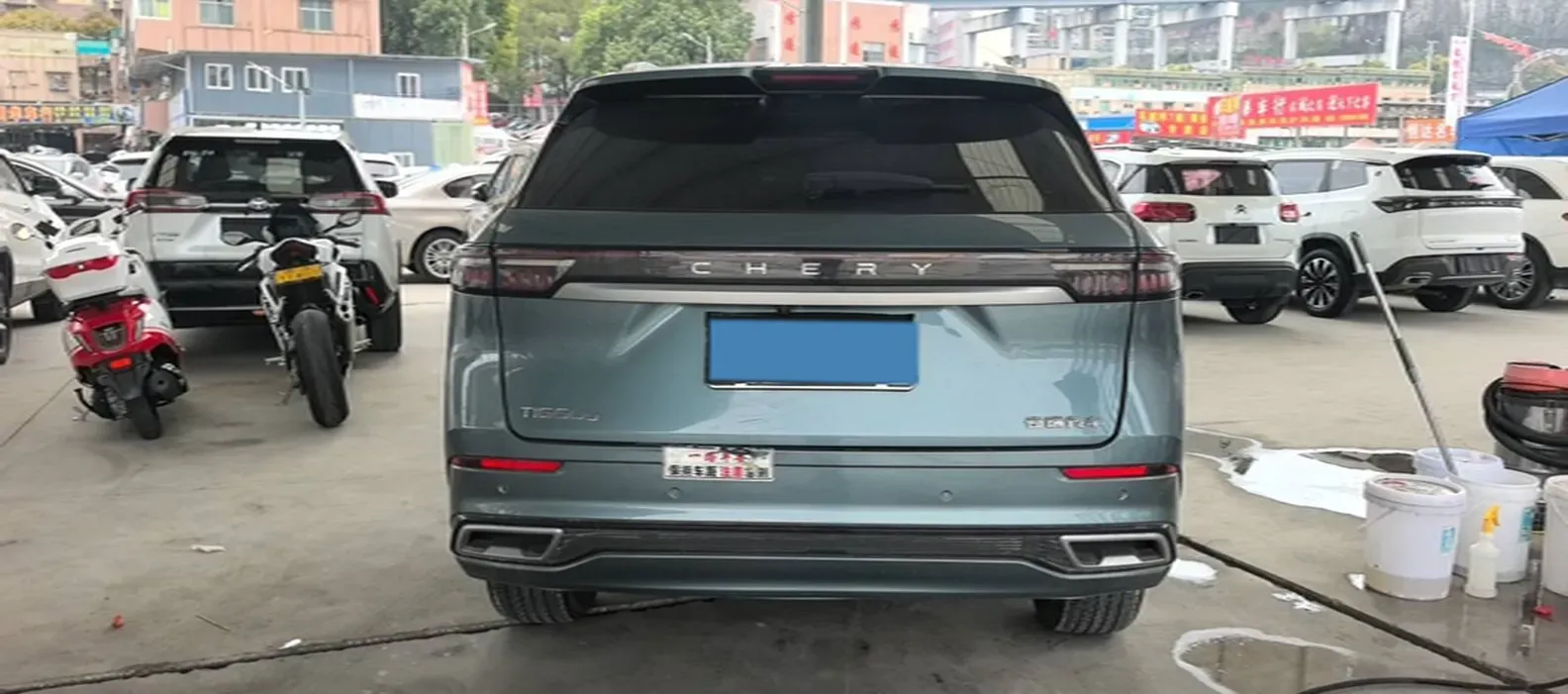 2023 Chery Tiggo 9 2.0T 261HP L4 7DCT,autocango,china used car exporter,china ev exporter,chinese used car exporter,chinese used ev exporter